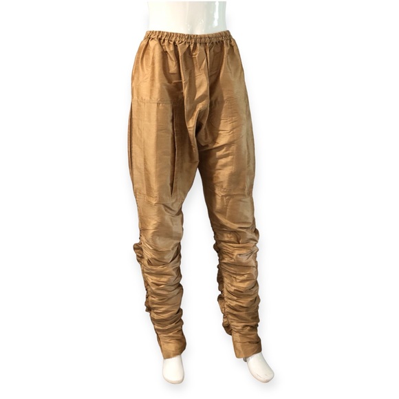 NWOT Golden Salwar Harem Pants - Picture 3 of 14